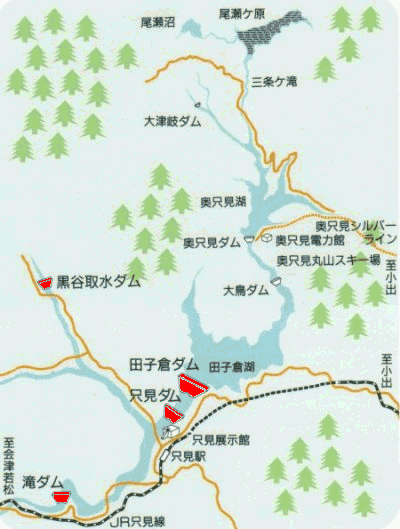 ダム地図